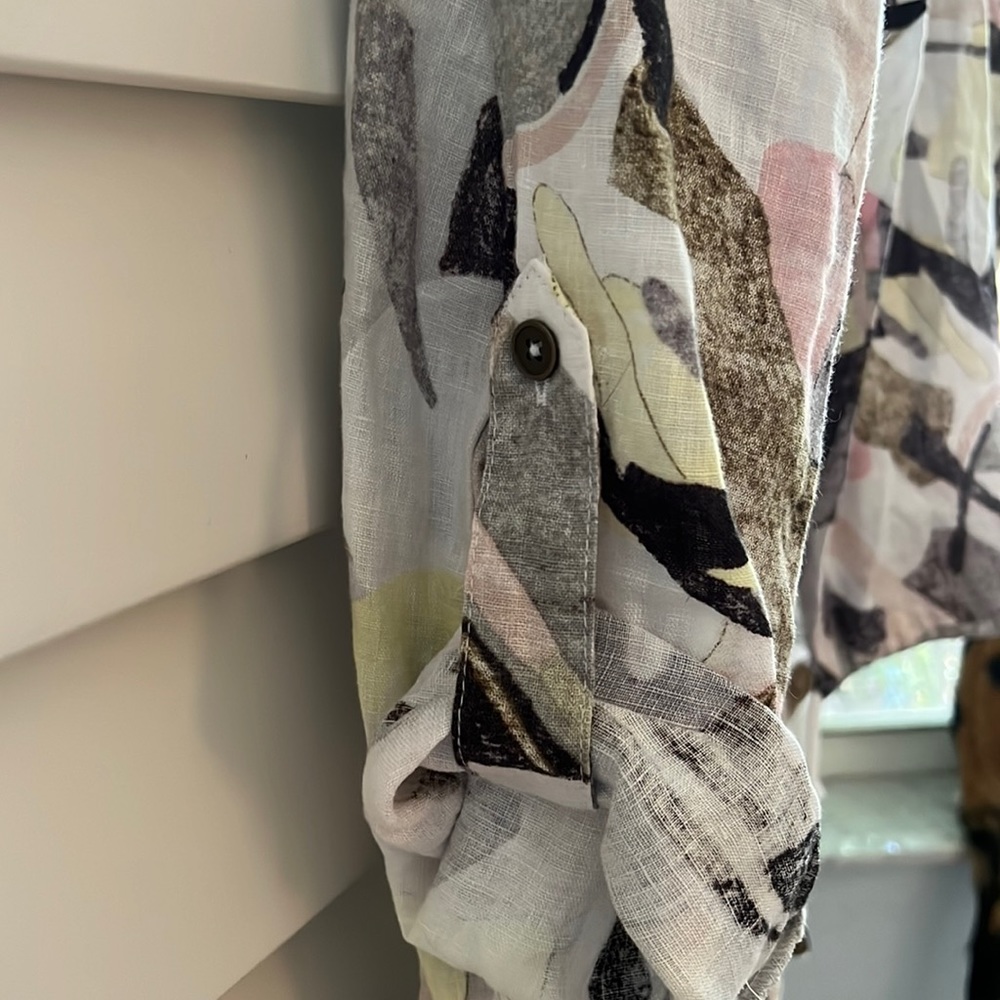 Linen Jacket. Multi Color . Size Xs - image 1